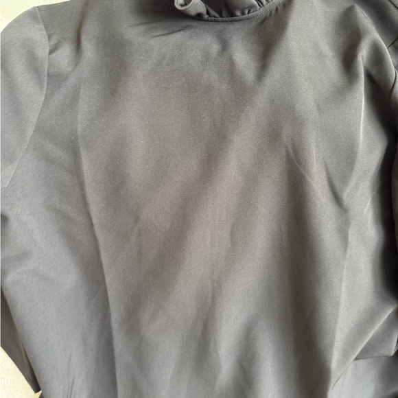 Tuckernuck Faye Blouse-Black Ruffle Neck Top (Size XL)-never worn - Picture 3 of 4